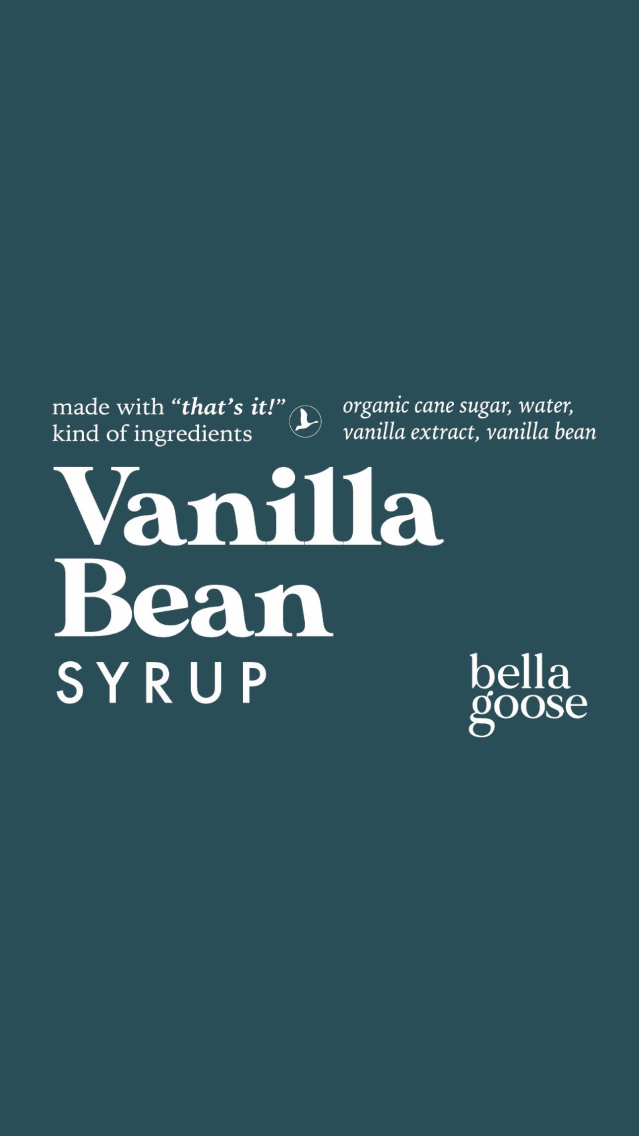 Syrup Vanilla