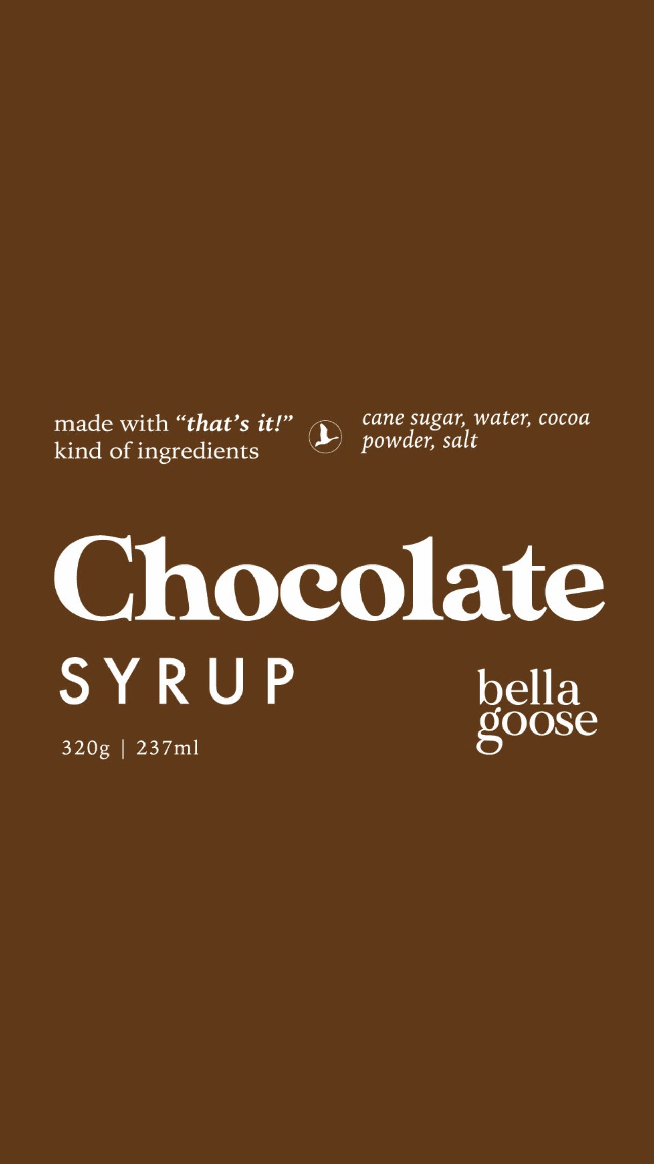 Syrup Chocolate