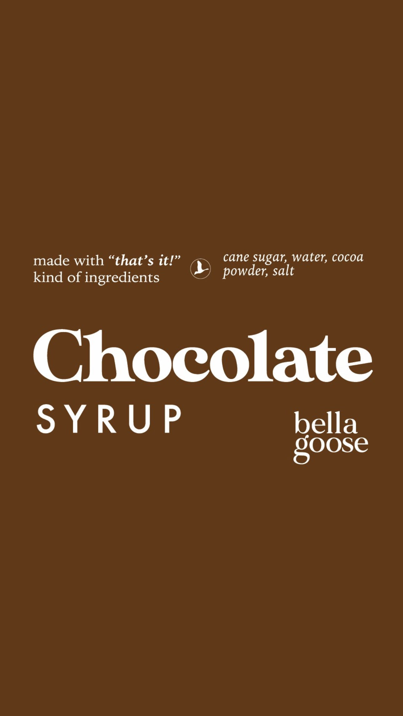 Syrup Chocolate