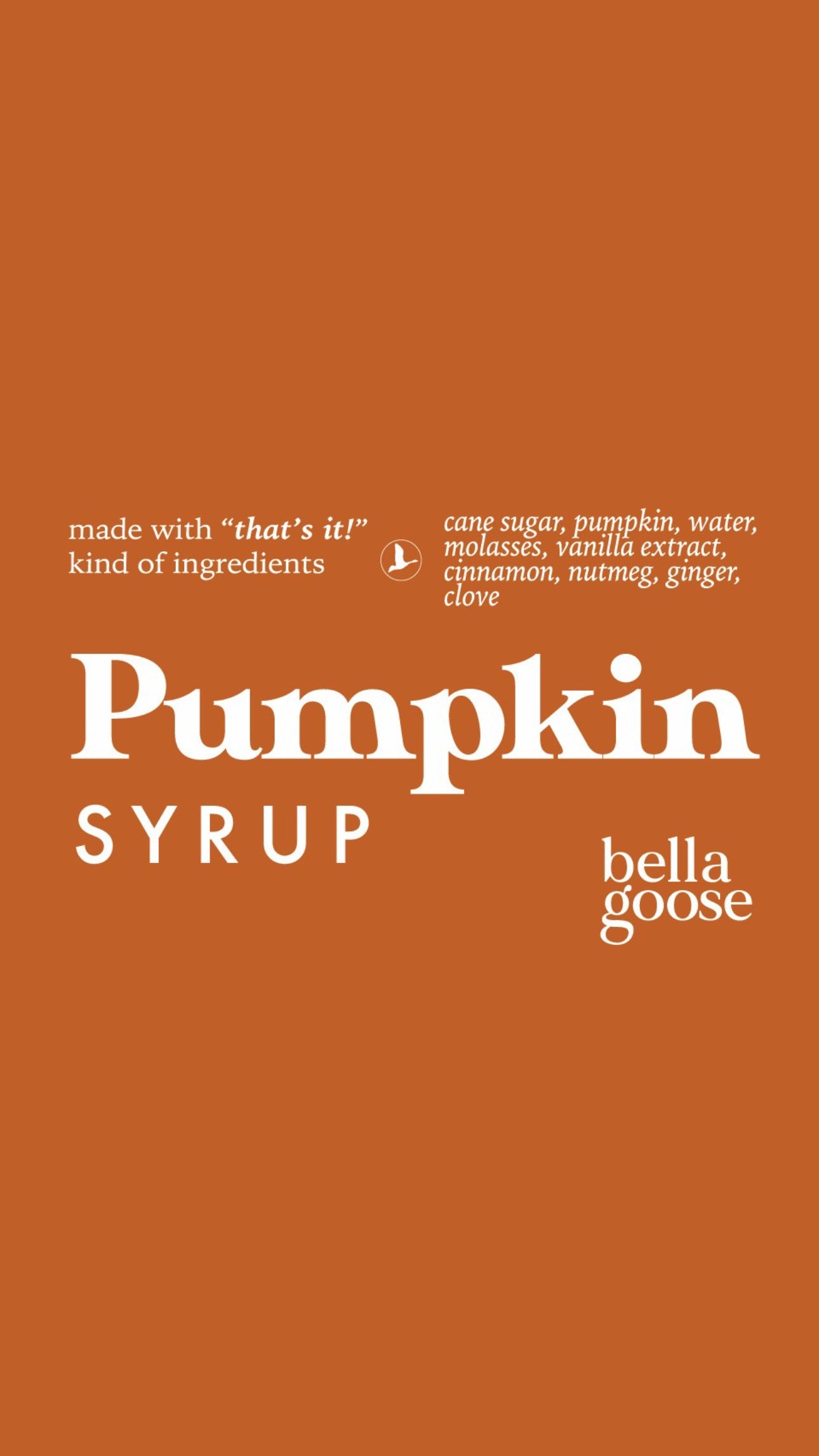 Syrup Pumpkin