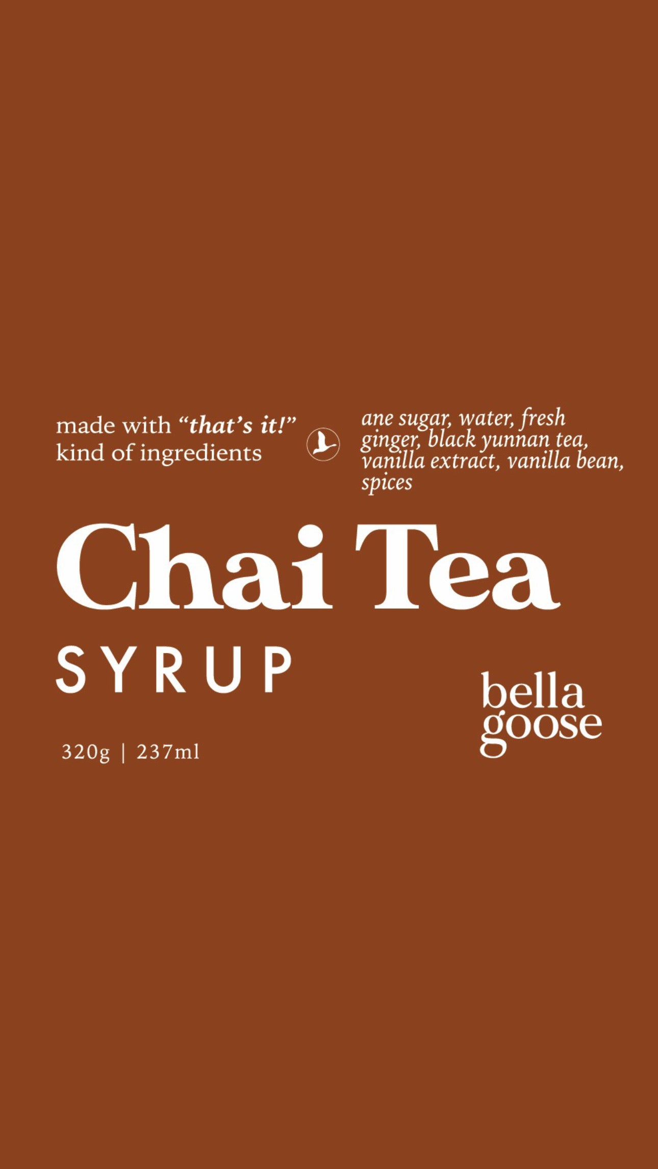 Syrup Chai