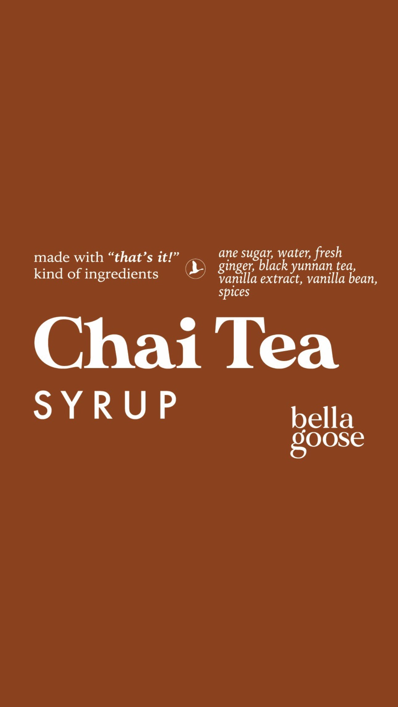 Syrup Chai