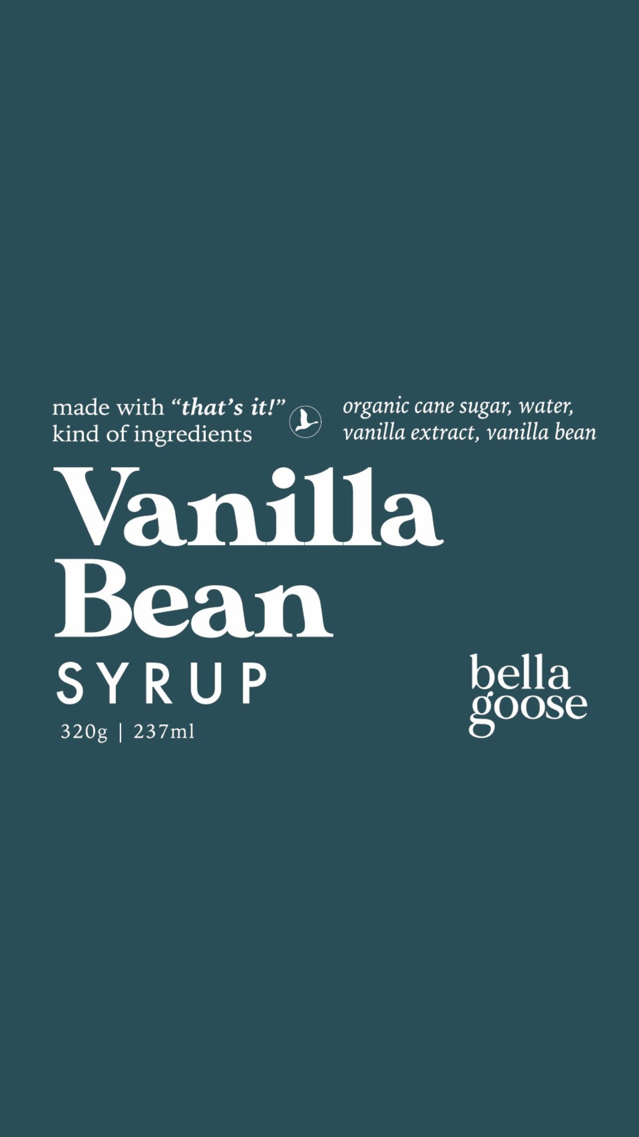 Syrup Vanilla