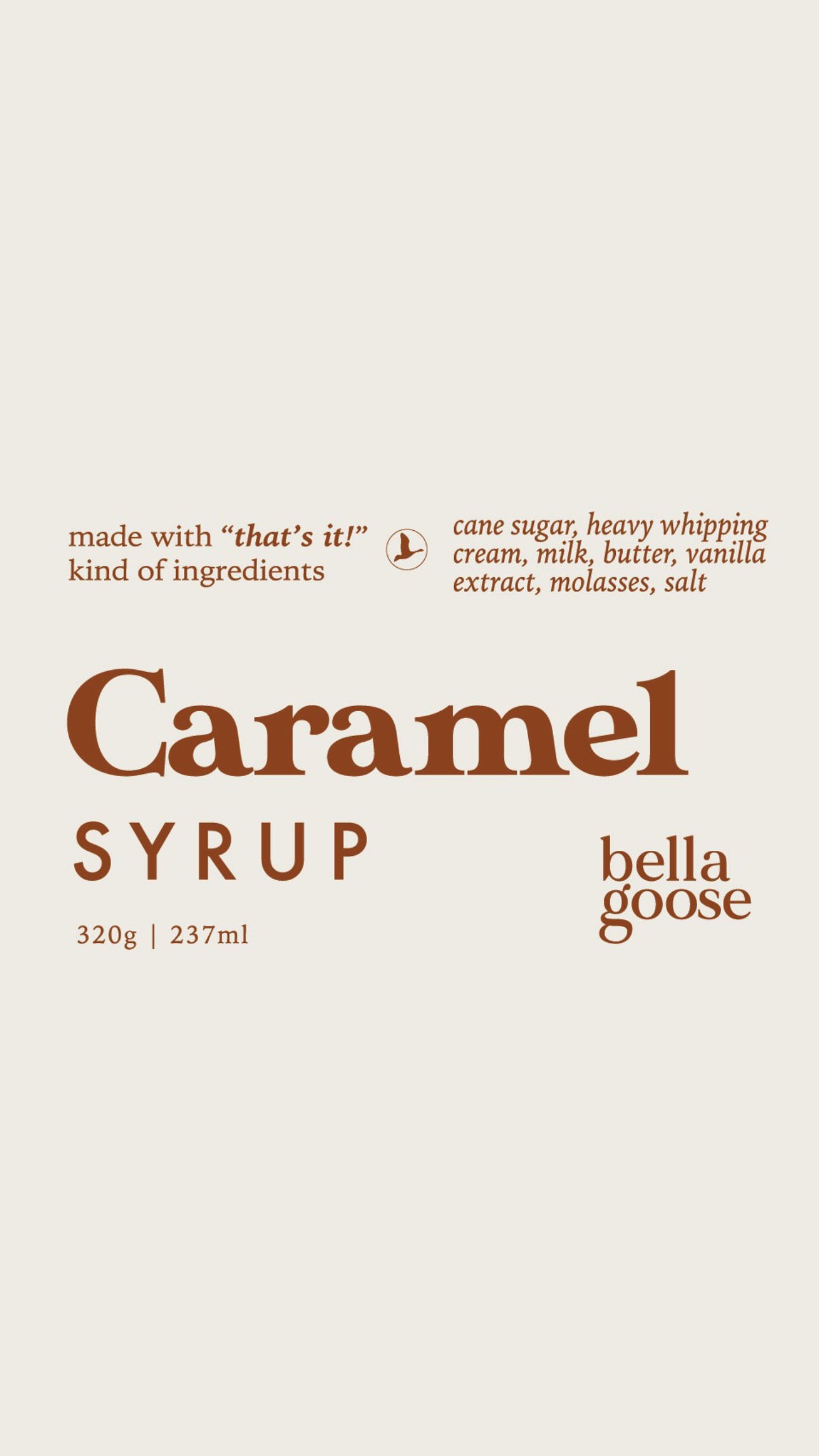 Syrup Caramel